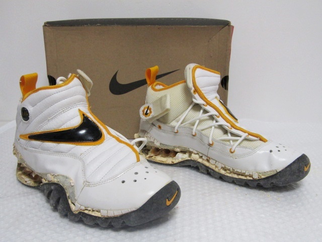 97年製 VTG NIKE AIR SHAKE ORIGINAL WHITE BLACK TAXI EUFL EXCLUSIVE OG 630212-101 US11 ナイキ エアシェイク オリジナル 限定 レア_画像2