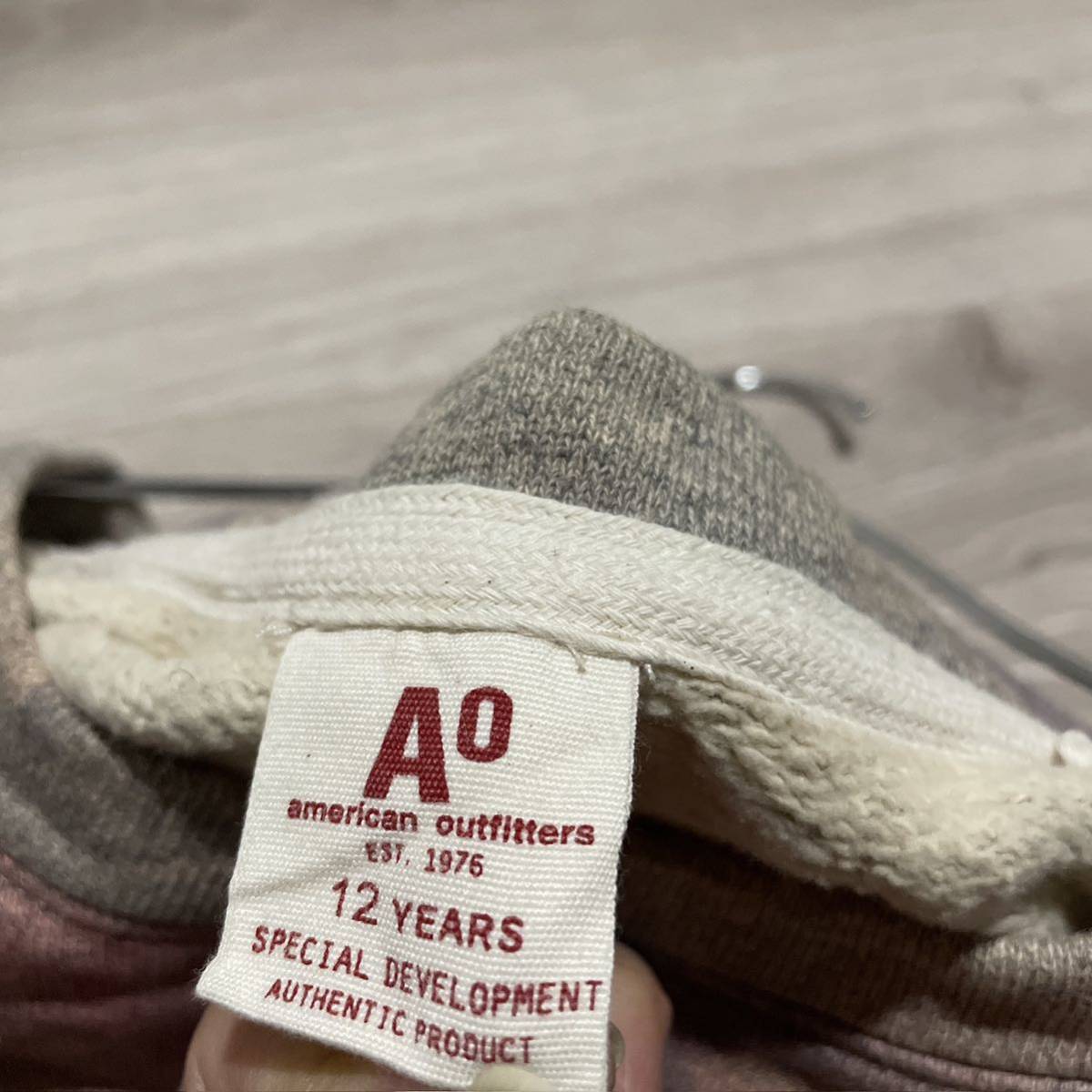 アメリカンアウトフィッターズ　AO76 インポート　スウェット　タイダイ 12 American outfitters ベルギー　キッズ 140_画像3