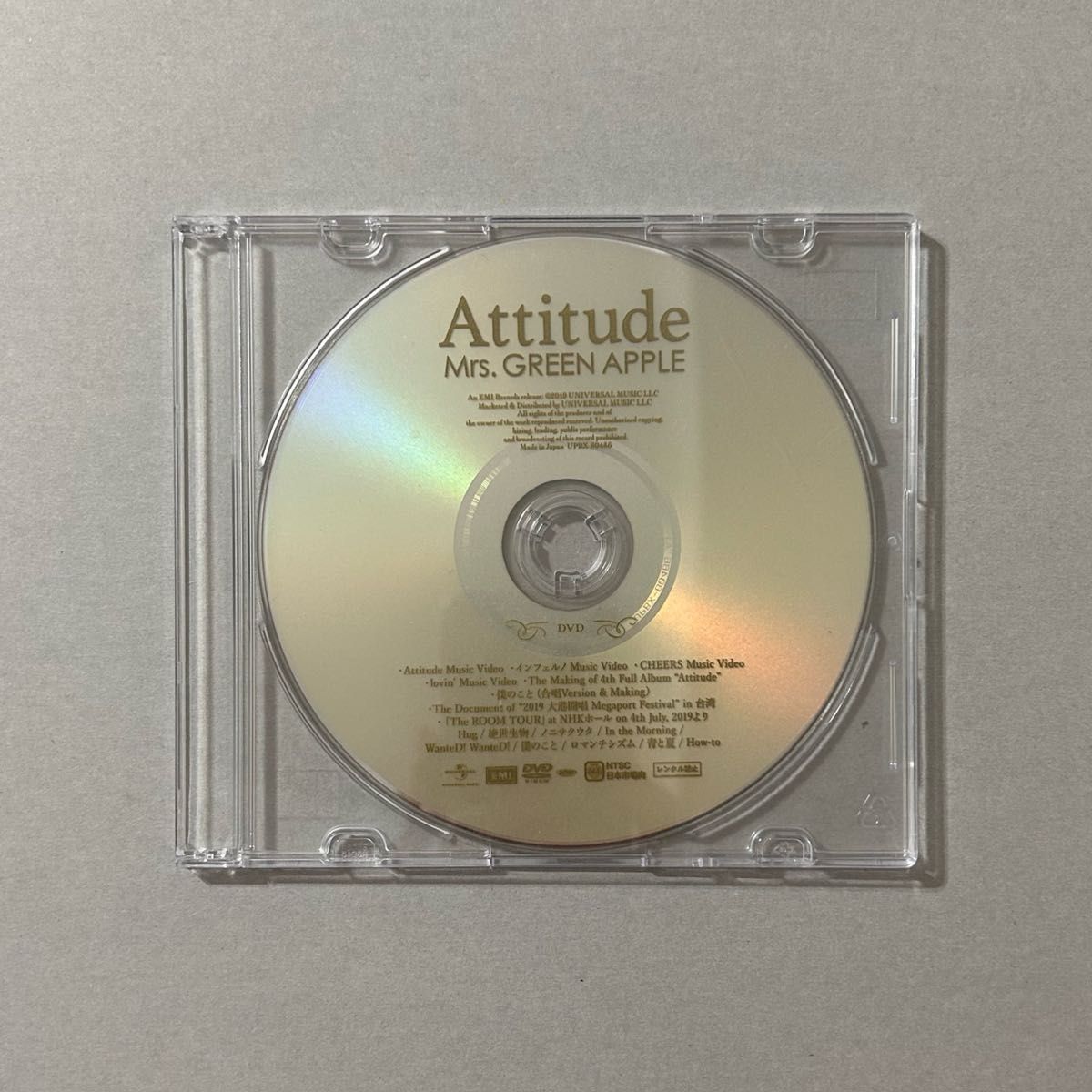 Mrs GREEN APPLE ミセスグリーンアップル ミセス Attitude 初回 Mrs GREEN APPLE ミセスグリーンアップル ミセス Attitude 初回