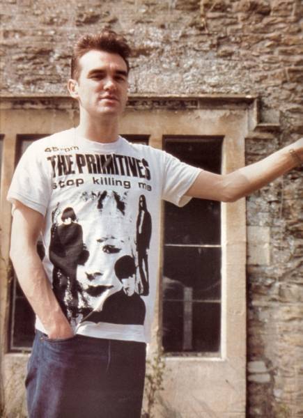 【新品】Primitives Tシャツ Sサイズ The Smiths Morrisey ネオアコ ギターポップ マンチェ シルクスクリーンプリントの画像3