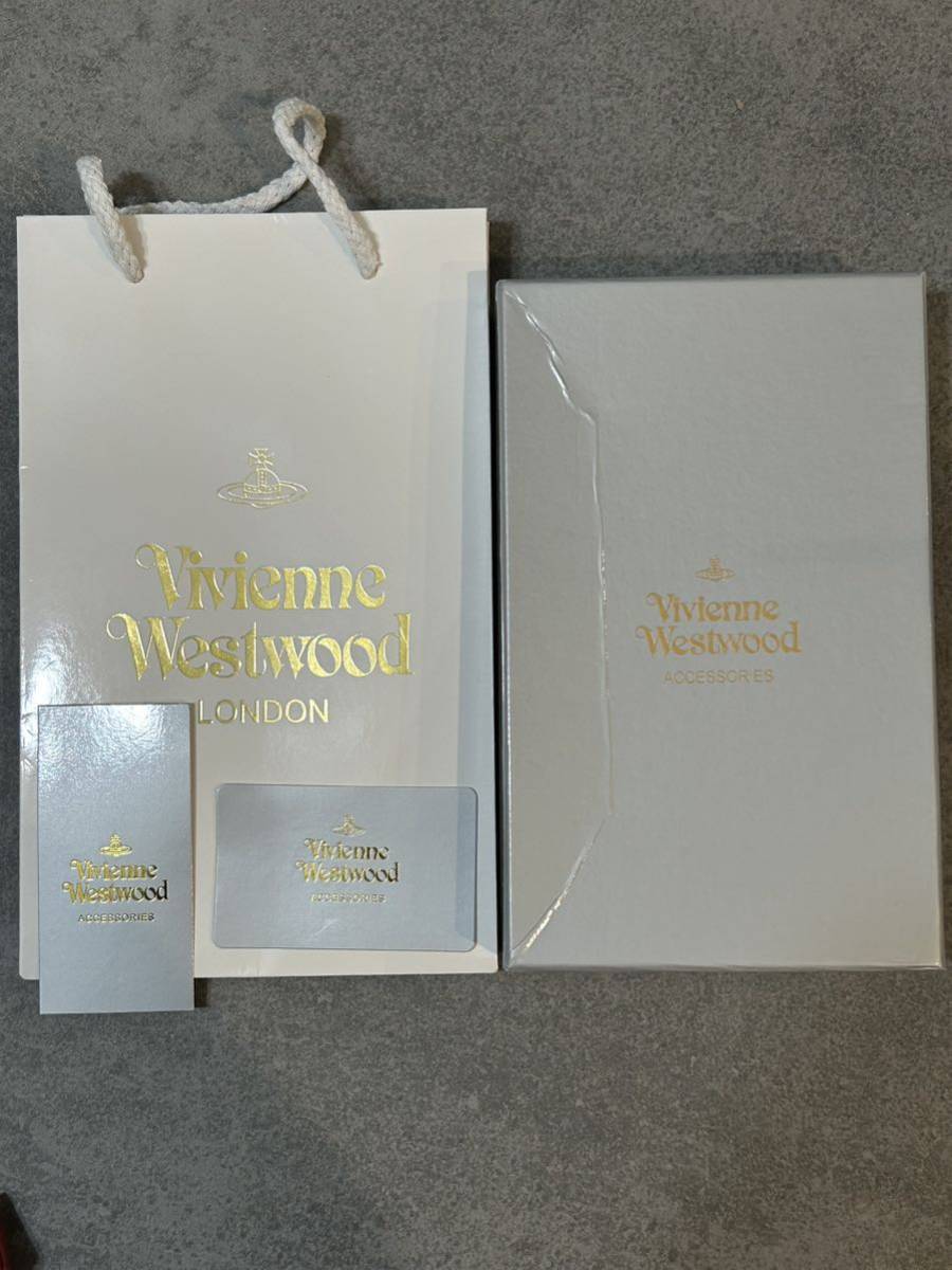 【未使用】Vivienne Westwood ヴィヴィアンウエストウッド 長財布 ラウンドファスナー エナメルレッド 2の画像9