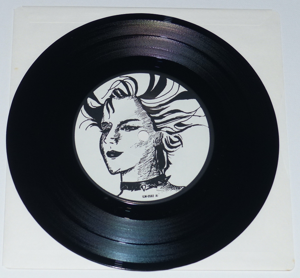 GEIZZ EP Record DGR, 1985 ☆ ゲイズ We Wait For Song Of Geizz 7" EP レコード / ex. Execute_画像3