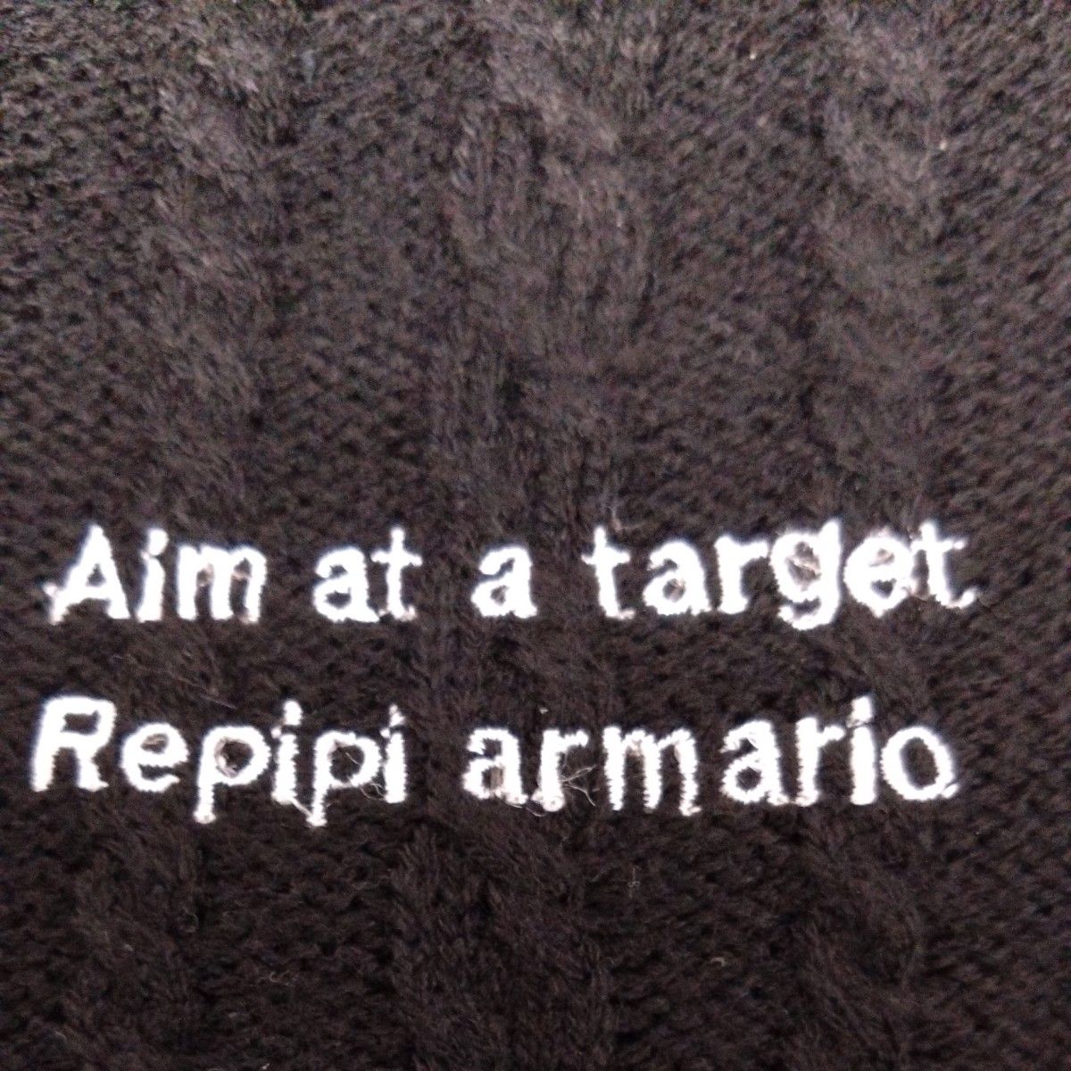 repipi armario ニットセーター 黒