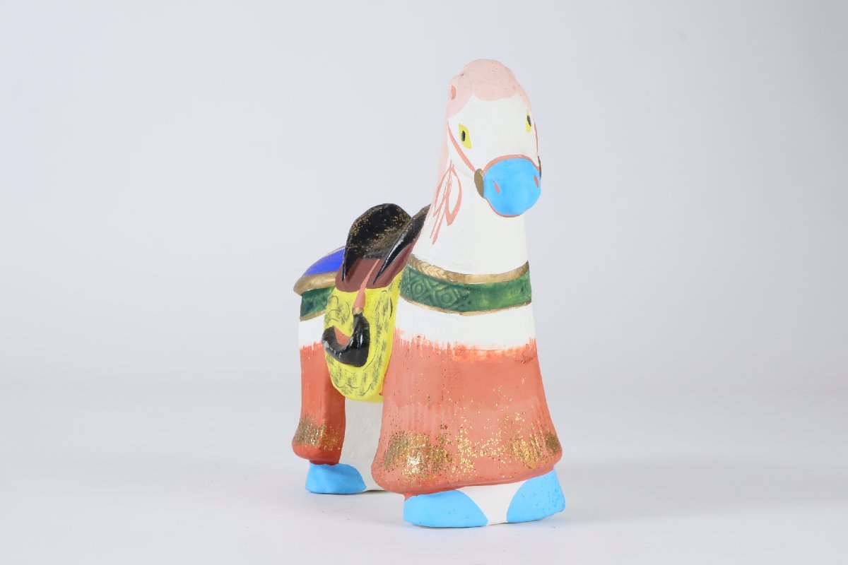 伏見人形 飾り馬 郷土玩具 大阪府 民芸 伝統工芸 風俗人形 置物の画像4