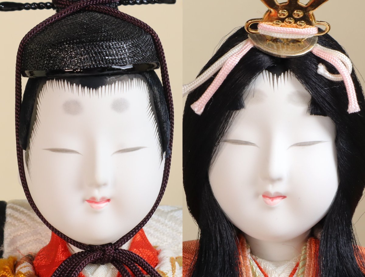 真多呂人形 真恵美 作 「精華雛」 木目込人形 雛人形 親王飾り 内裏雛 平飾り 三月飾り 日本人形の画像10