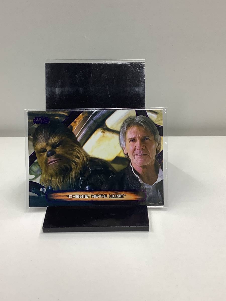 ★Topps Star Wars HAN SOLO シリアル99枚限定★_画像1