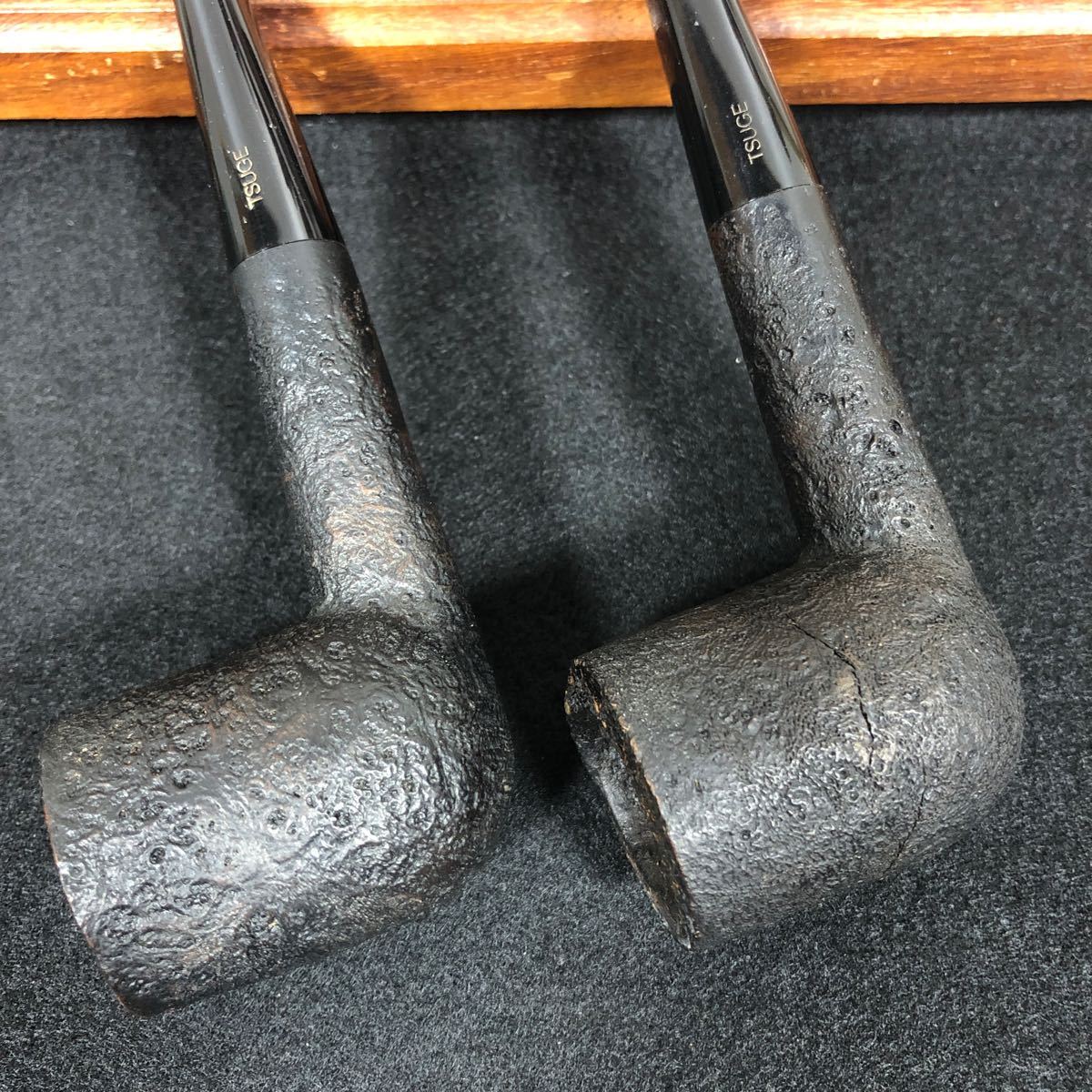 【中古品】喫煙具 パイプ TSUGE THE TASTING 21 喫煙 葉 火 煙 香 柘 JAPAN 2本セット売り テイスティングパイプ テイスティング_画像9