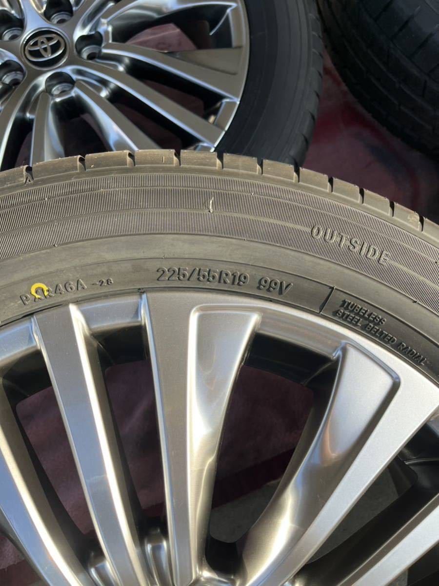 新車外し　トヨタ　ハリアー80 Zグレード4本セット225/55R19 送料無料_画像7