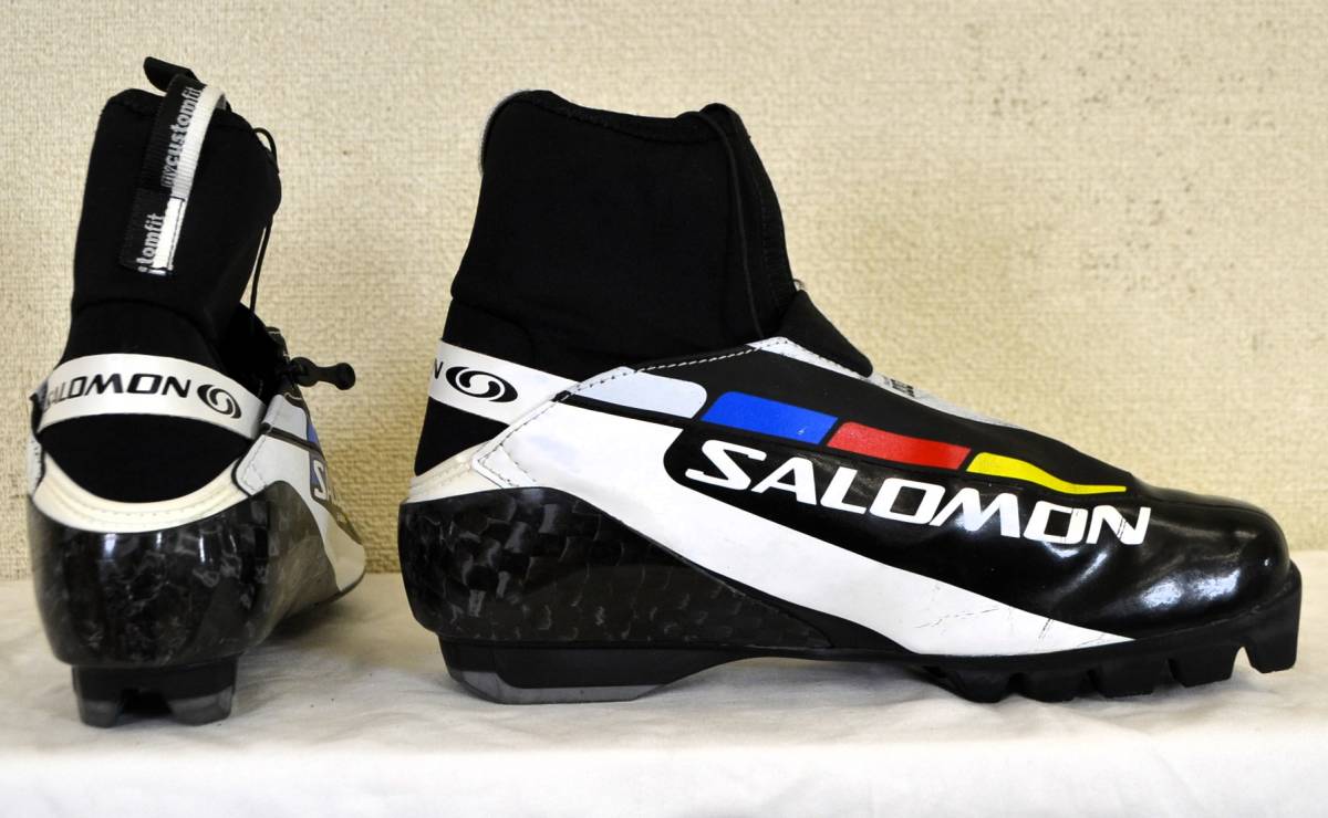 26.0cm SALOMON S-LAB CLASSIC 超軽量実測390/396ｇ SNS PILOT S/LAB サロモン クラシカル クラシック クロスカントリースキー ブーツ_画像5