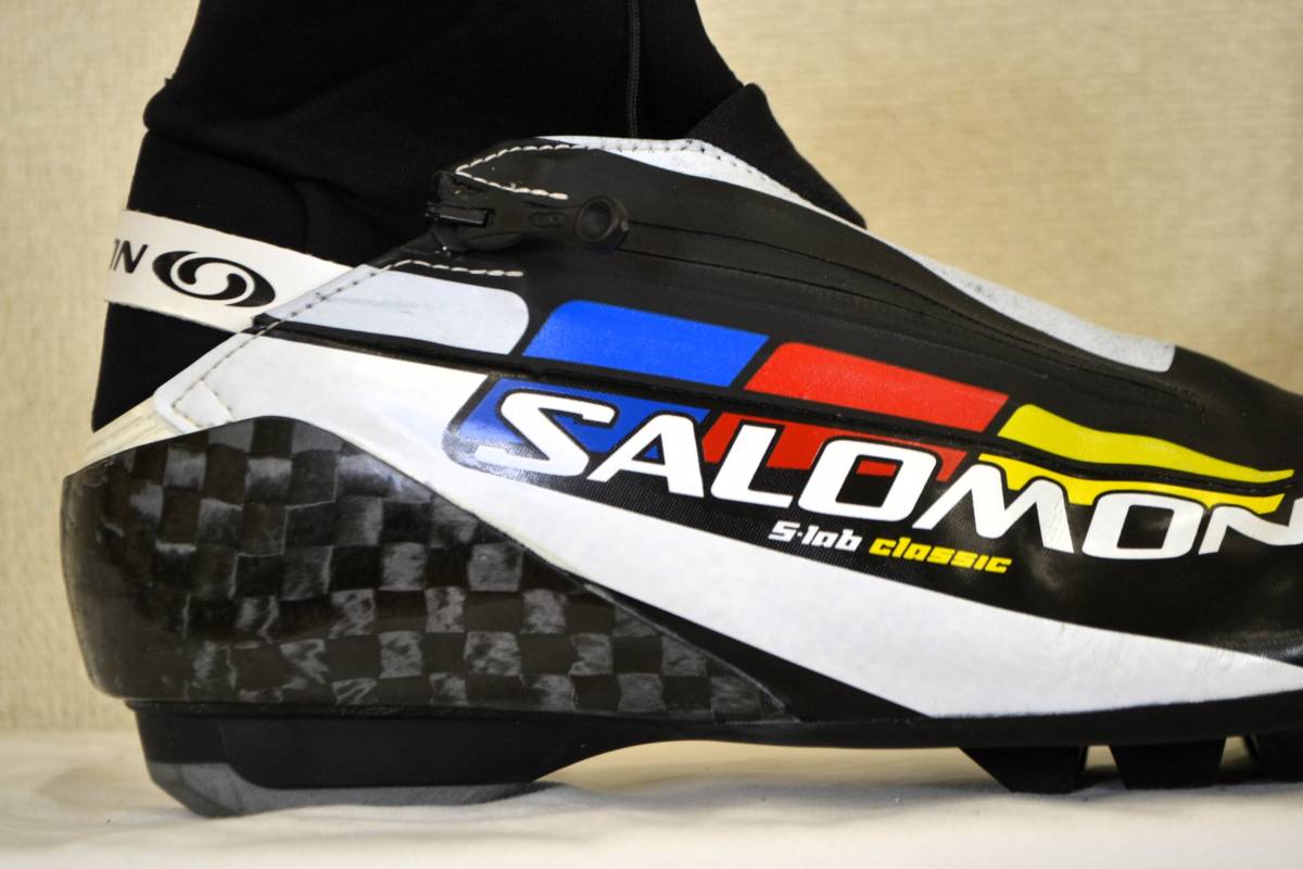 26.0cm SALOMON S-LAB CLASSIC 超軽量実測390/396ｇ SNS PILOT S/LAB サロモン クラシカル クラシック クロスカントリースキー ブーツの画像3