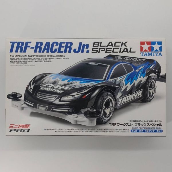 同梱OK タミヤ 1/32 ミニ四駆PRO TRFワークスJr. ブラックスペシャル MSシャーシ 未組立 TM-M4-B-4950344955503_画像1