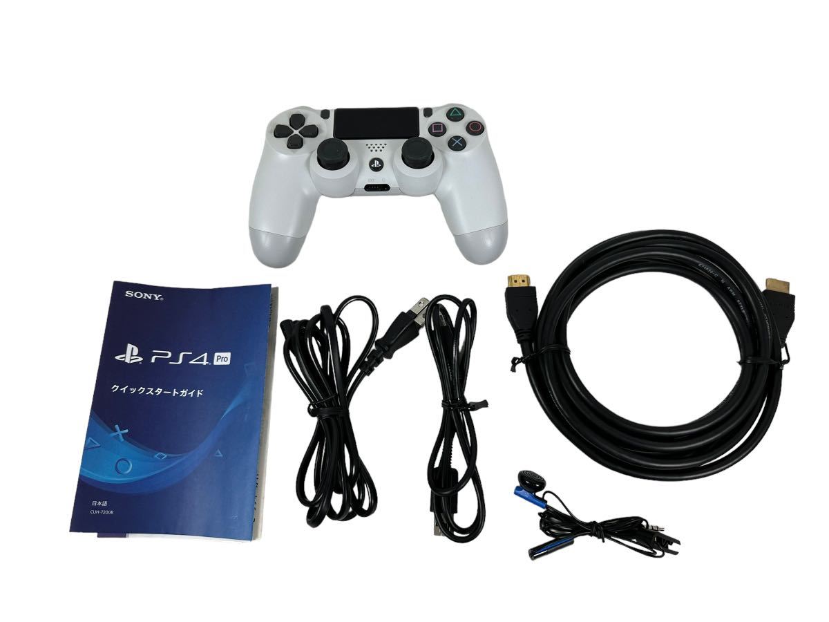 【動作確認済】SONY PS4 PRO CUH-7200B 1TB グレシャーホワイト 【良品】ソニー PlayStation 4_画像5