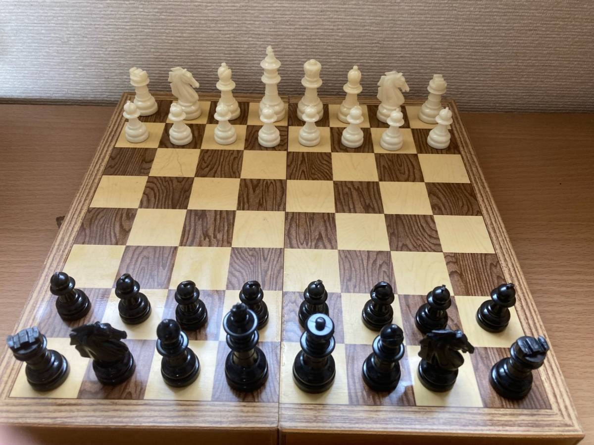 木製　チェス盤 　チェス_画像1