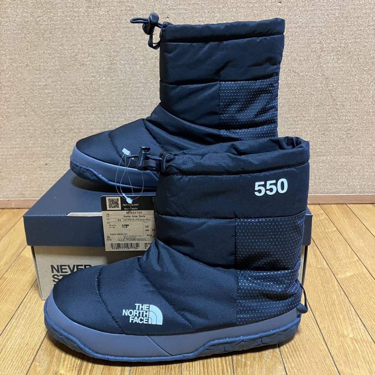 THE NORTH FACE ノースフェイス Nuptse Apres Bootie 550フィルパワー ダウン ヌプシ アプレ ブーティ スノー ブーツ 26.0cm 送料込み_画像7