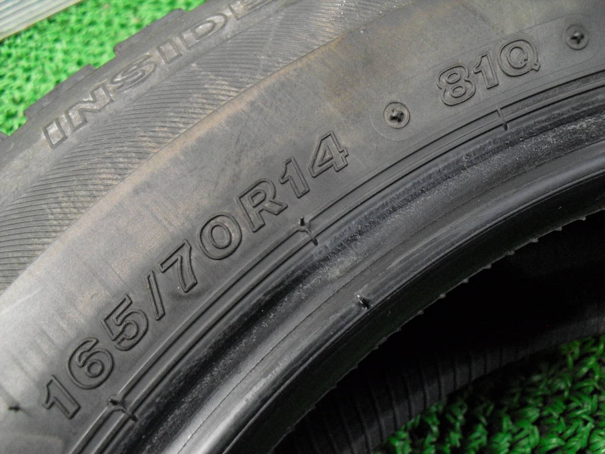 A1216-T ブリヂストン VRX2 165/70R14 2019年製 4本 タイヤ 冬タイヤ スタッドレス 売切 直接引取可 石狩市_画像4