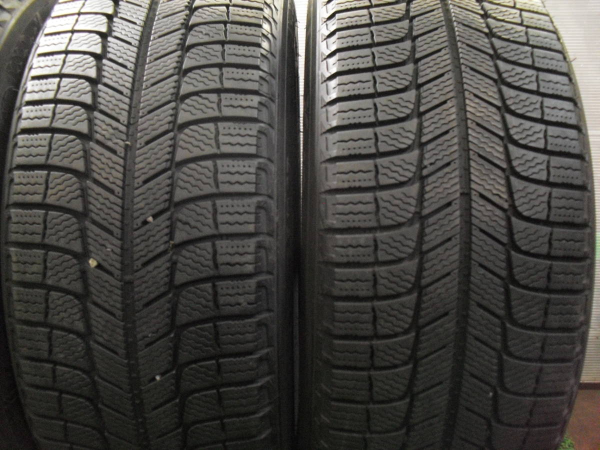 A1068-T 溝あり ミシュラン X-ICE XI3 225/55R17 2015年製 4本 タイヤ 冬タイヤ スタッドレス 売切 直接引取可 石狩市_画像3