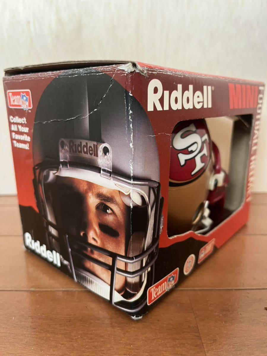 Riddell社製 NFL ミニヘルメット / サンフランシスコ　49ers _画像8