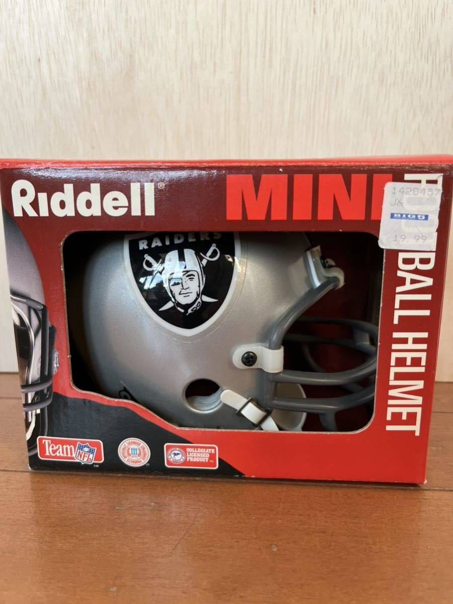 Riddell社製 NFL ミニヘルメット / ロサンゼルス　レイダース　RAIDERS_画像7
