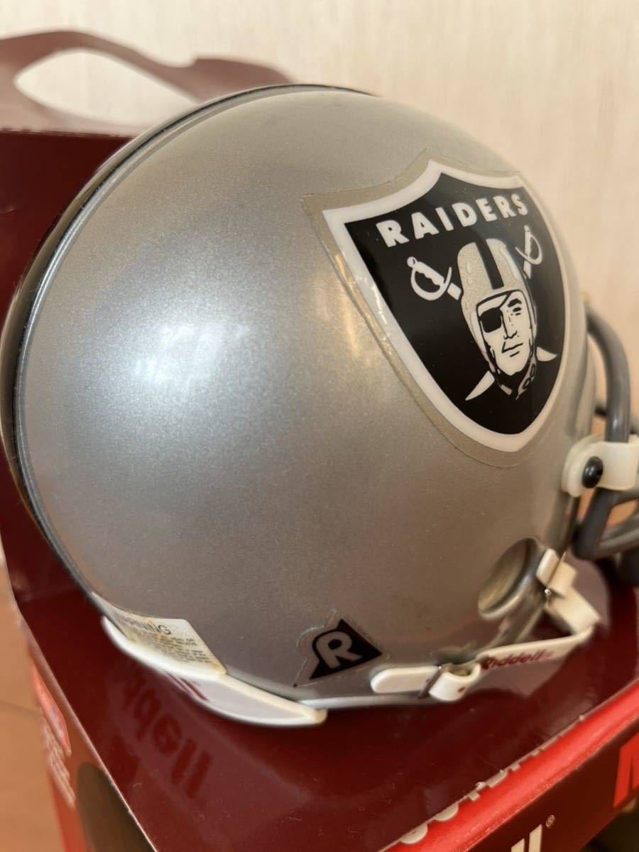 Riddell社製 NFL ミニヘルメット / ロサンゼルス　レイダース　RAIDERS_画像5