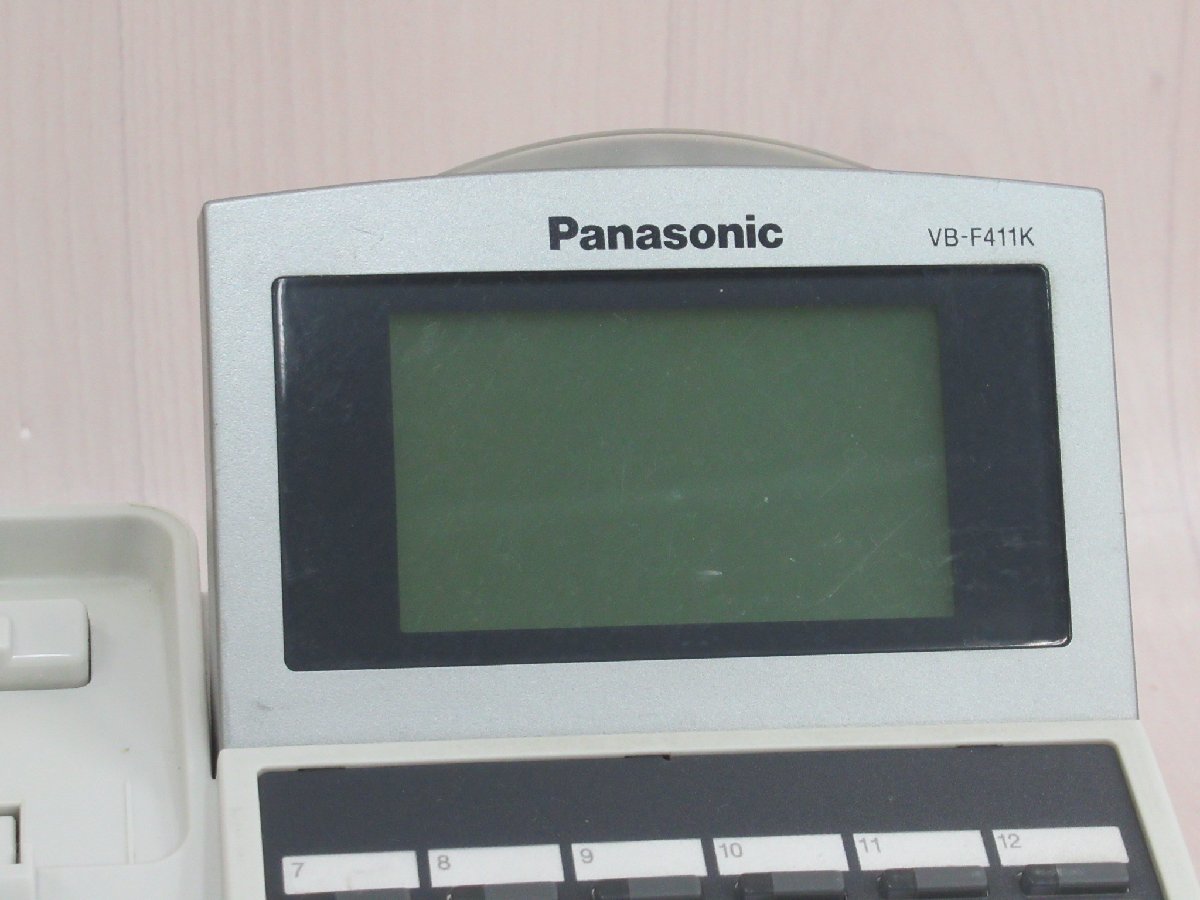 ΩZZC 1257 o 保証有 Panasonic パナソニック IP OFFICE VB-F411KA-S 12キー電話機 2台セット・祝10000！取引突破！_画像3