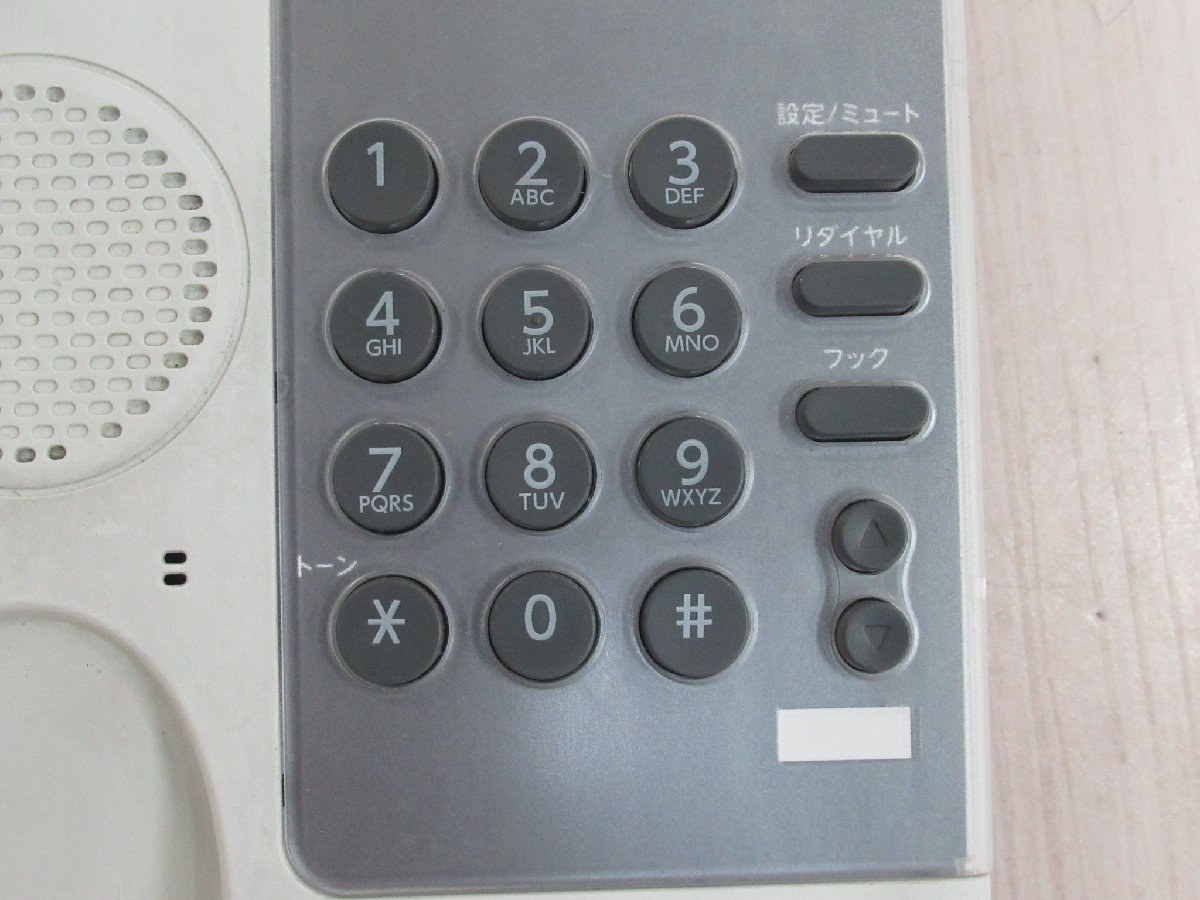 ▲ΩZZC 1262 o 保証有 DTL-1-1D(WH)TEL NEC DT210 標準電話機 金具付き 綺麗目・祝10000！取引突破！_画像4