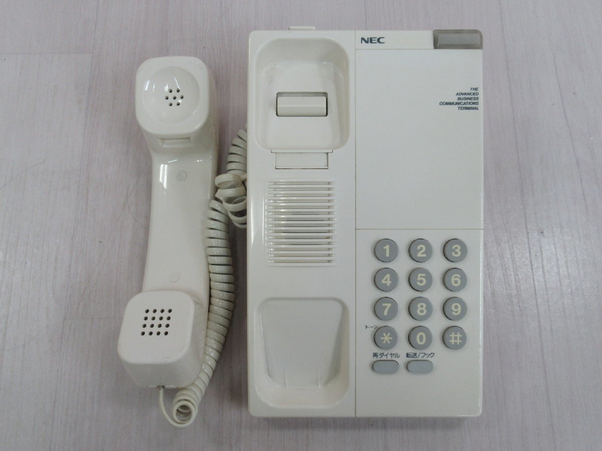 ▲ΩZZC 1265 o 保証有 NEC Dterm25D T-3600電話機(SW) 単体電話機 綺麗目 2台セット・祝10000！取引突破！の画像2