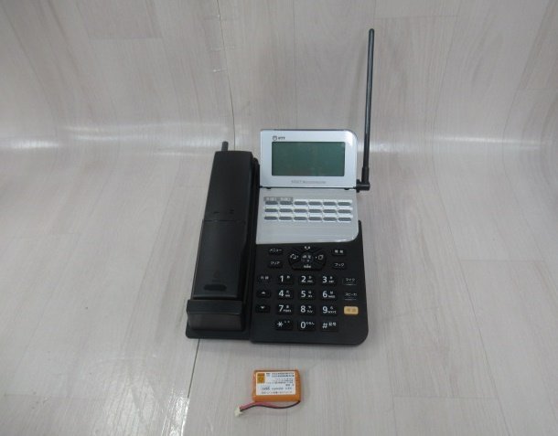 Ω保証有 ZK2 7073) ZX-(18)CCLSTEL-(H1)(K) NTT αZX 18ボタンカールコードレス電話機 中古ビジネスホン 領収書発行可能 21年製_画像2