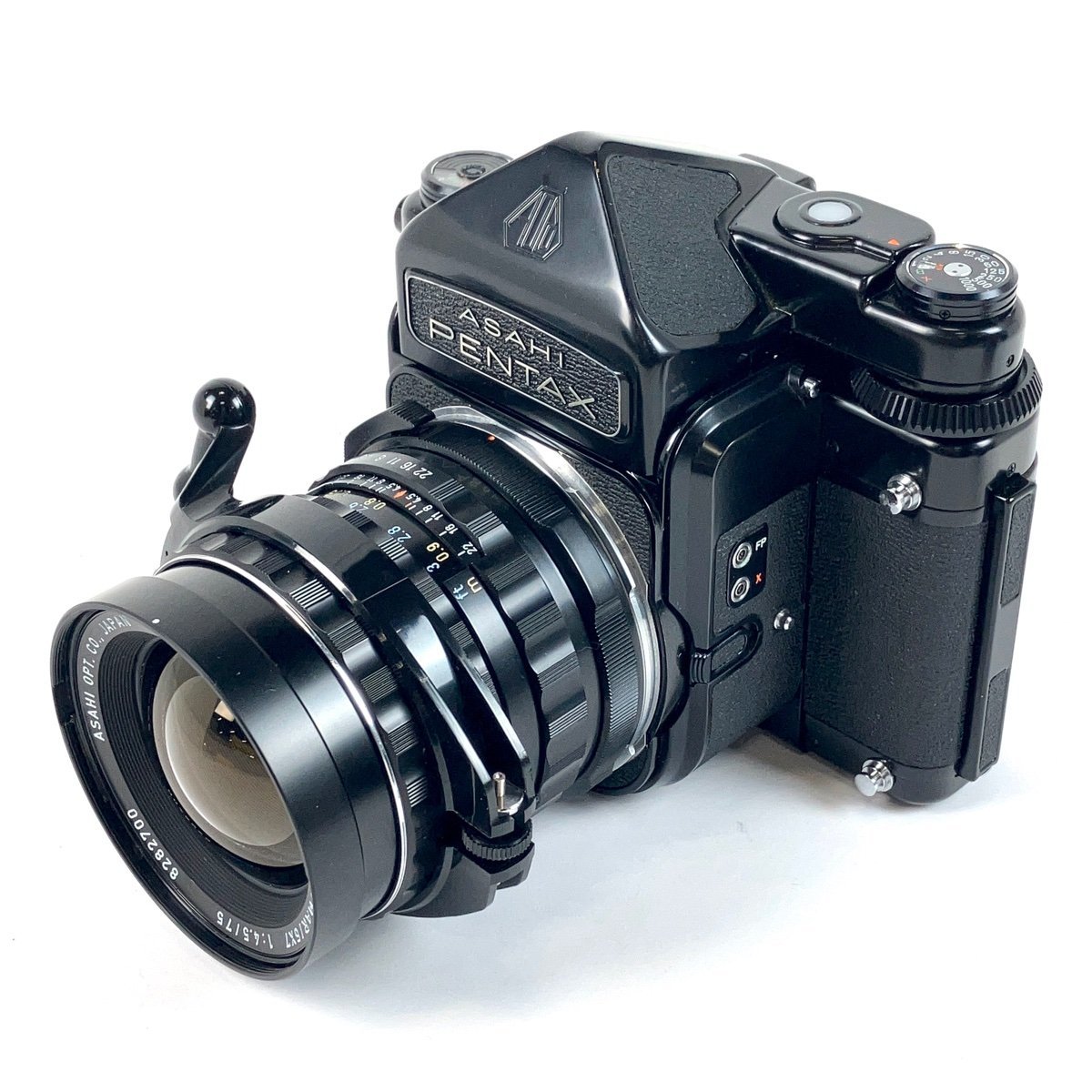 ペンタックス PENTAX 6x7 TTL + TAKUMAR 75mm F4.5 67 バケペン 中判カメラ 【中古】_バイセル 31062_1