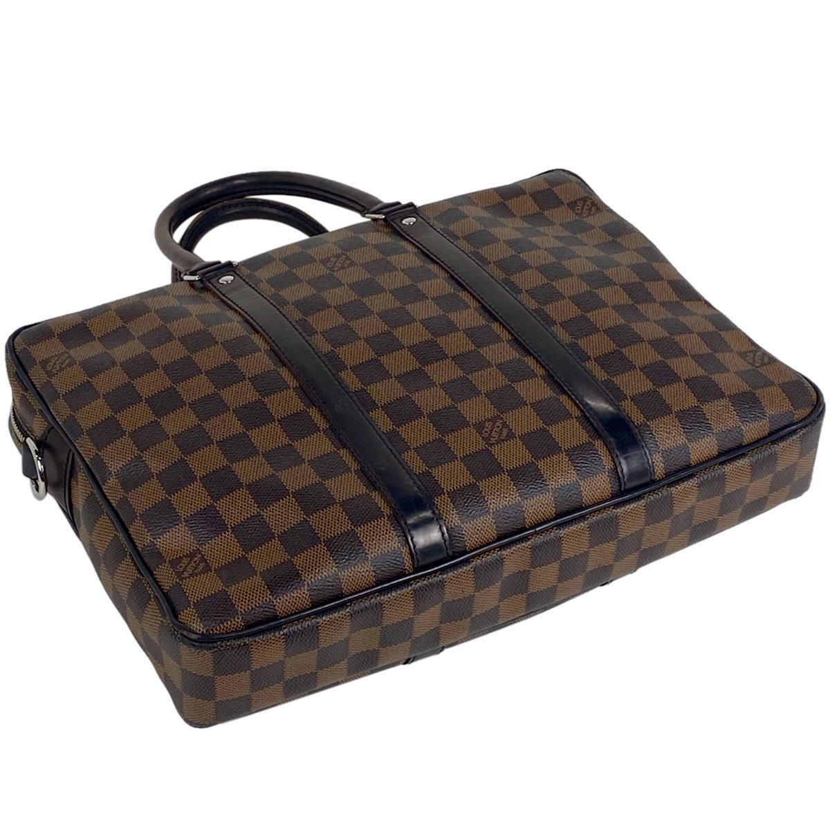 ルイ・ヴィトン Louis Vuitton ポルトドキュマン ヴォワヤージュ PM 2WAY ビジネスバッグ ダミエ ブラウン N41466 メンズ 中古 ルイ・ヴィトン Louis Vuitton ポルトドキュマン ヴォワヤージュ PM 2WAY ビジネスバッグ ダミエ ブラウン N41466 メンズ 中古