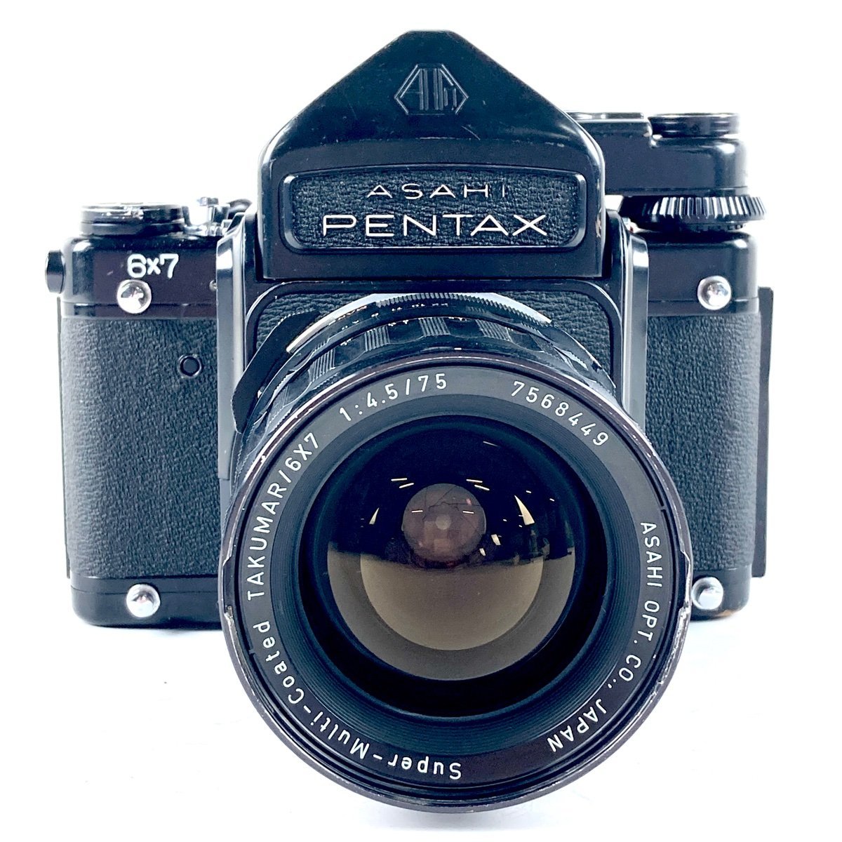 ペンタックス PENTAX 6x7 TTL + TAKUMAR 75mm F4.5 67 バケペン 中判カメラ 【中古】_バイセル 31062_1