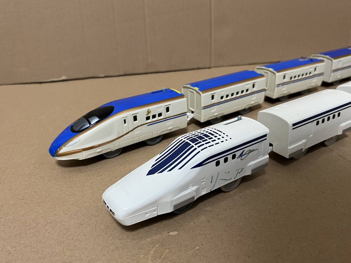 ４０　プラレール　かがやき　リニアモーターカー　新幹線　電車　鉄道　レール　おもちゃ　こども　タカラ　トミー_画像2