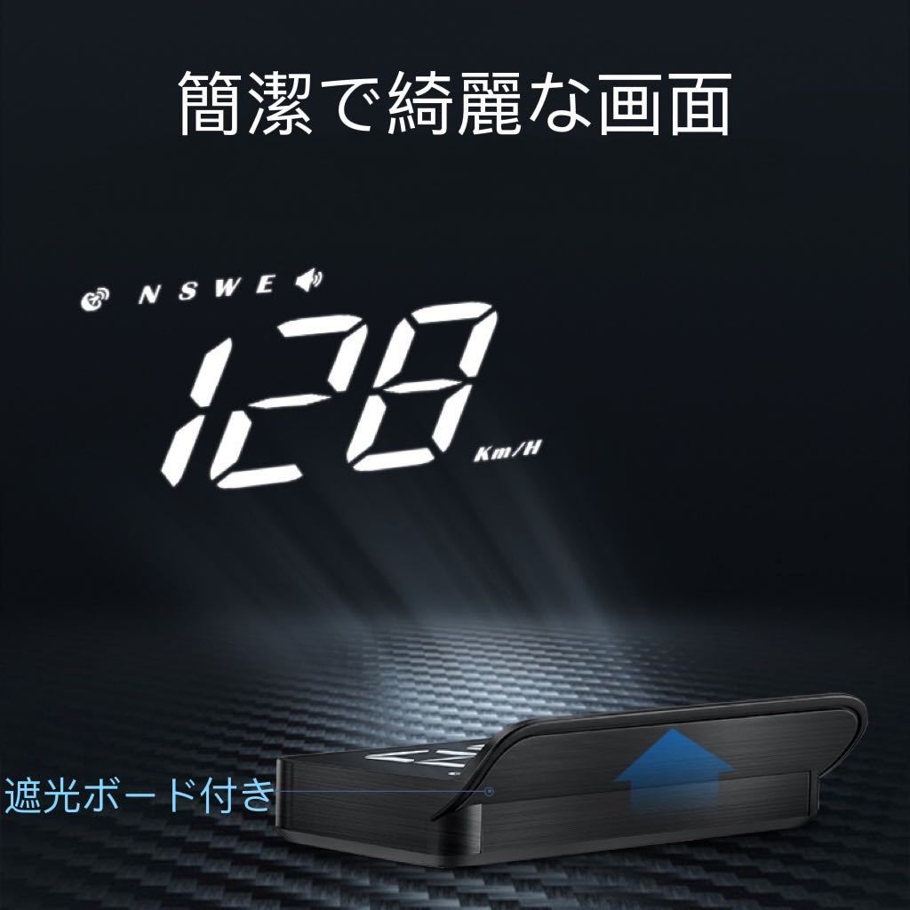 HUD head up display GPS mode in-vehicle speed meter high luminance high quality for all models 