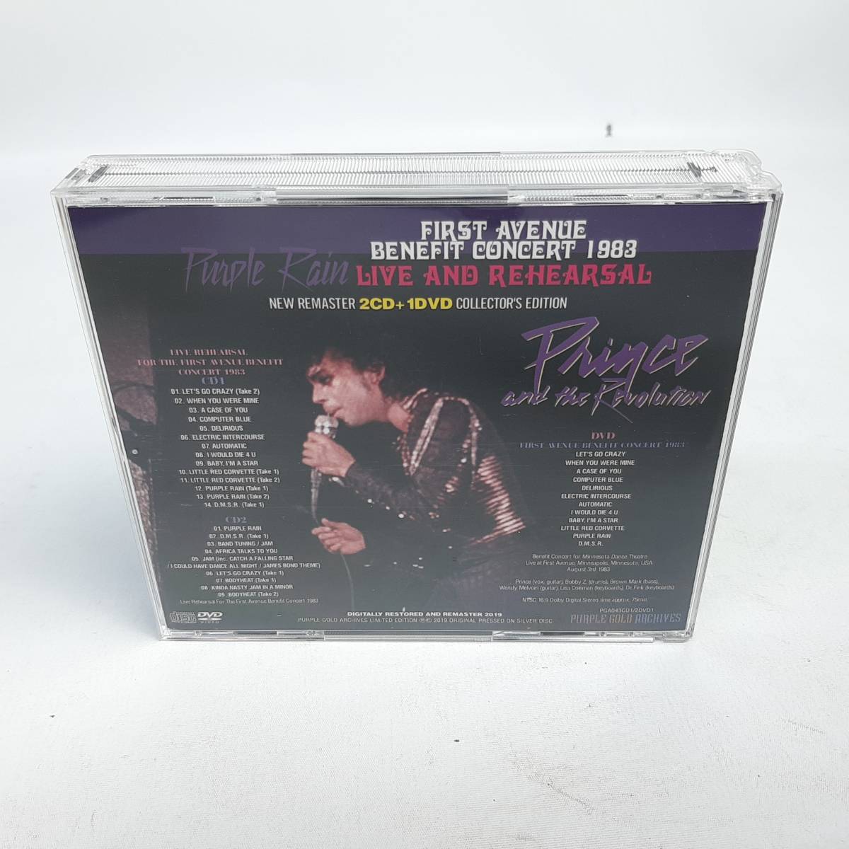 【2CD+DVD】PRINCE / PURPLE RAIN 1983 LIVE AND REHEARSAL FIRST AVENUE BENEFIT CONCERT_画像2