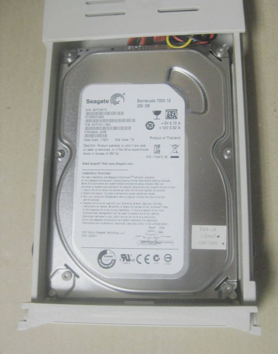 KONAMI Konami jubeatyu beet K44 2012072301 hard disk 