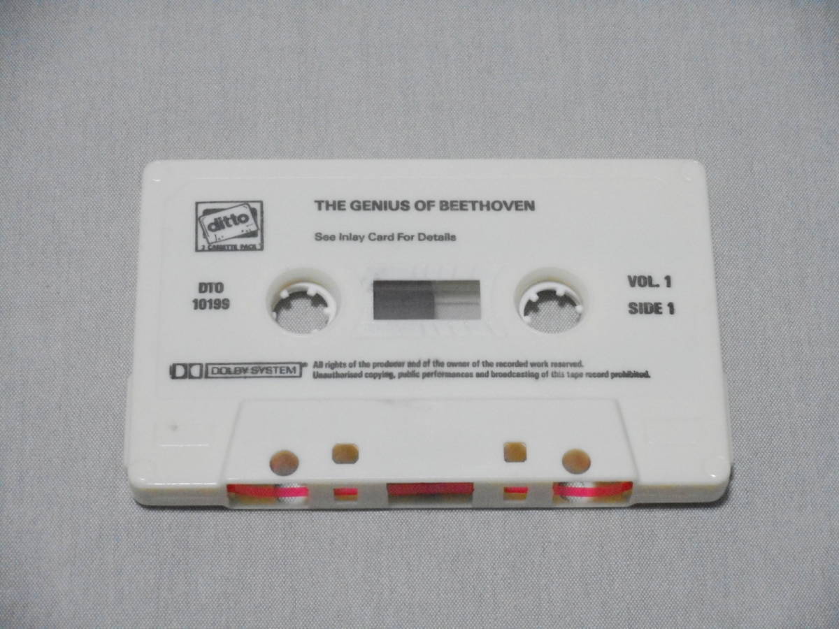 カセット2本組 「The Genius of Beethoven」 英国製 ベートーヴェン カセットテープ、CT_画像3
