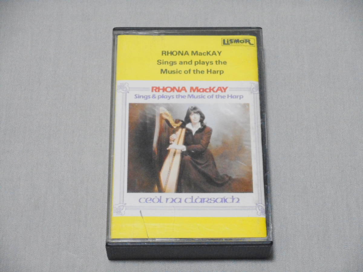 カセット 「Rhona Mackay Sings and Plays The Music of the Harp」 英国製 ハープ・琴 British harp Clarsach カセットテープ、CT_画像1