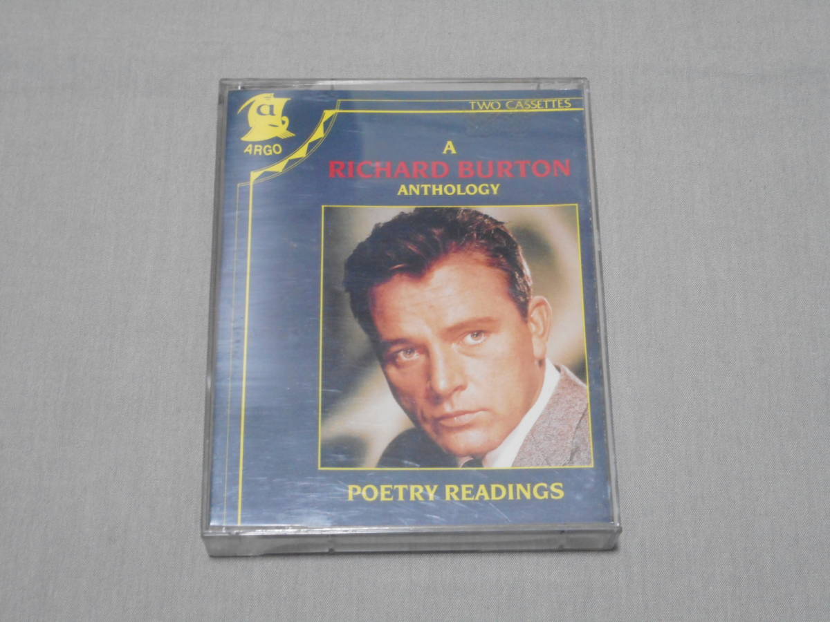 【朗読カセット】 英国製2本組 「A Richard Burton Anthology Poetry Reading」 （読：リチャード・バートン） カセットテープ、CT_画像1