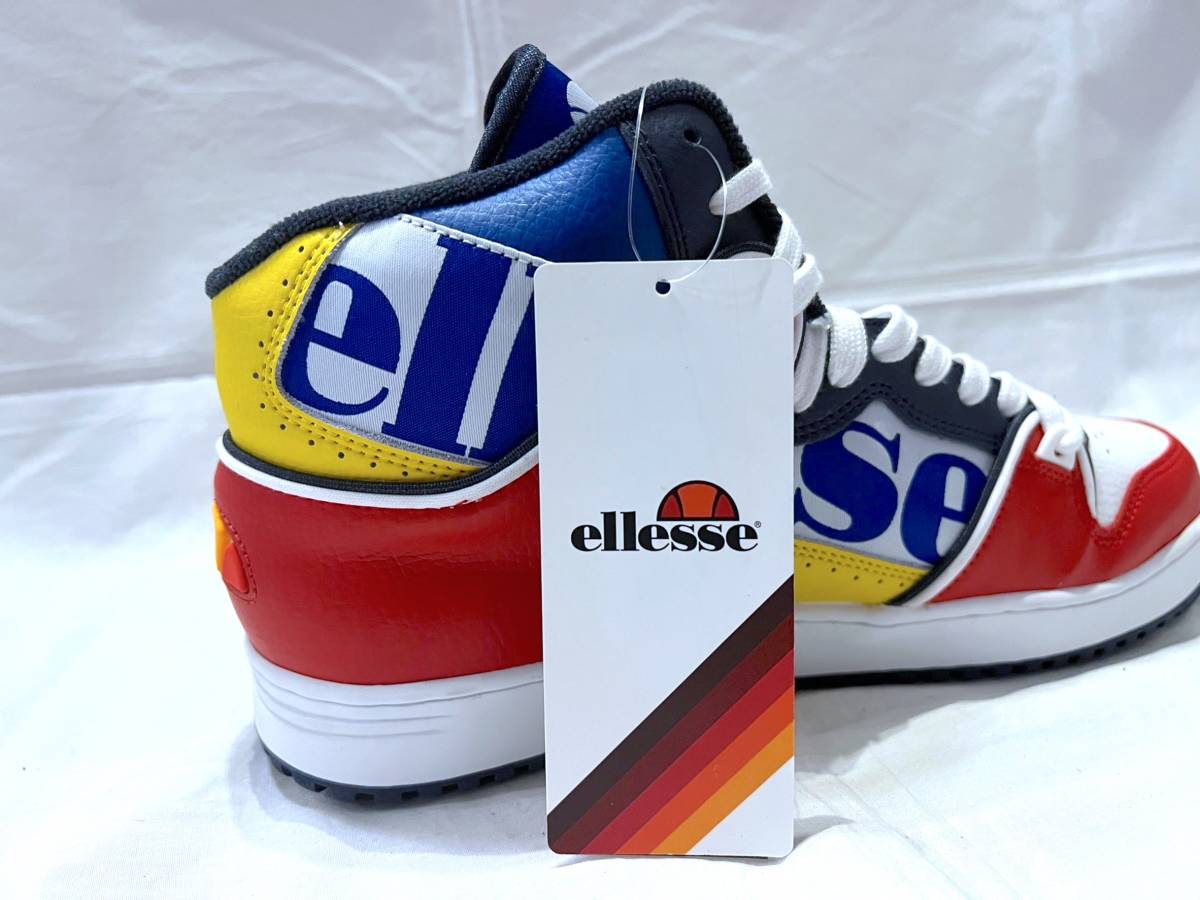 新品 27.5cm ellesse HERITAGE エレッセ ヘリテージ efh0120 Assist Hi 復刻 アシスト ハイ シューズ スケート スニーカー_画像9