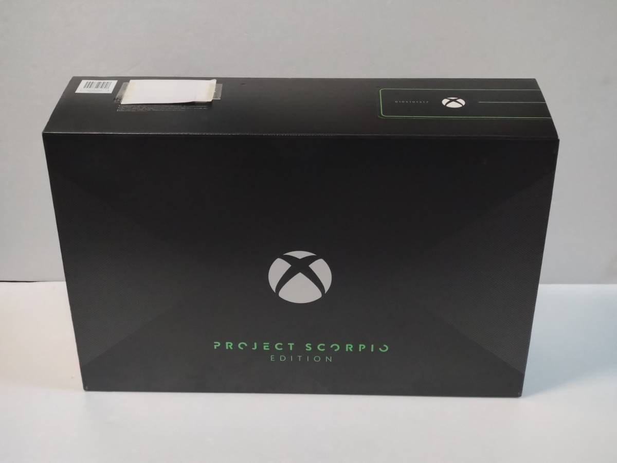 Xbox One X Project Scorpio edition 初回限定版　中古本体　マイクロソフト　専用　縦置きスタンド_画像1