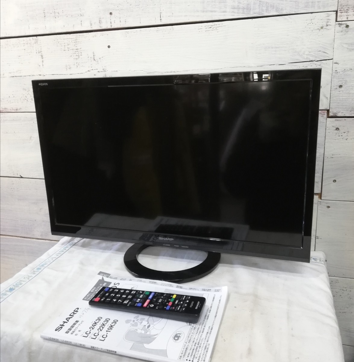 SHARP 液晶カラーテレビ LC-24K30-