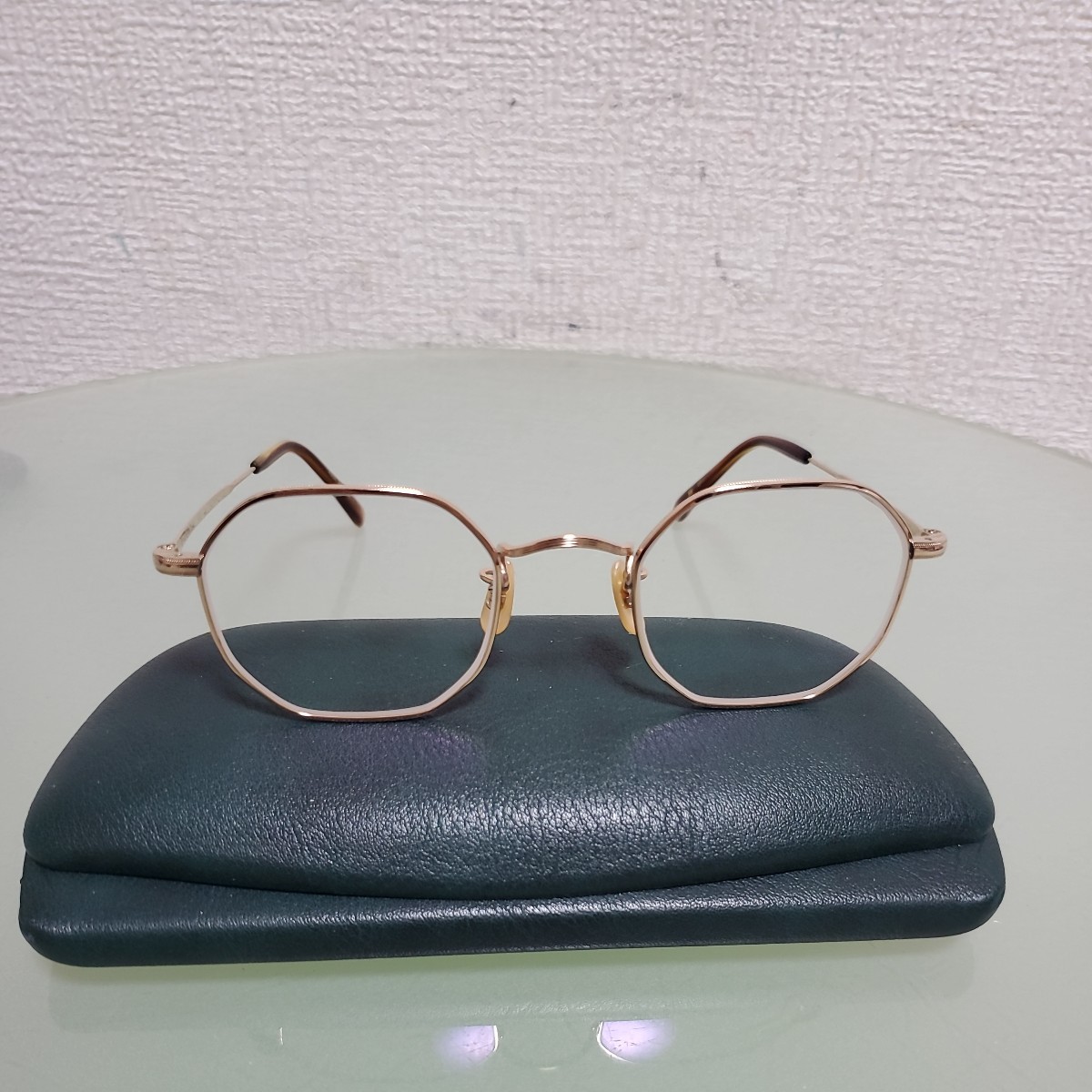 DIGNA Classic ディグナ クラシック 伊達メガネ めがね 眼鏡 46□21-143 高級 アイウェア ケースあり 日本製_画像1