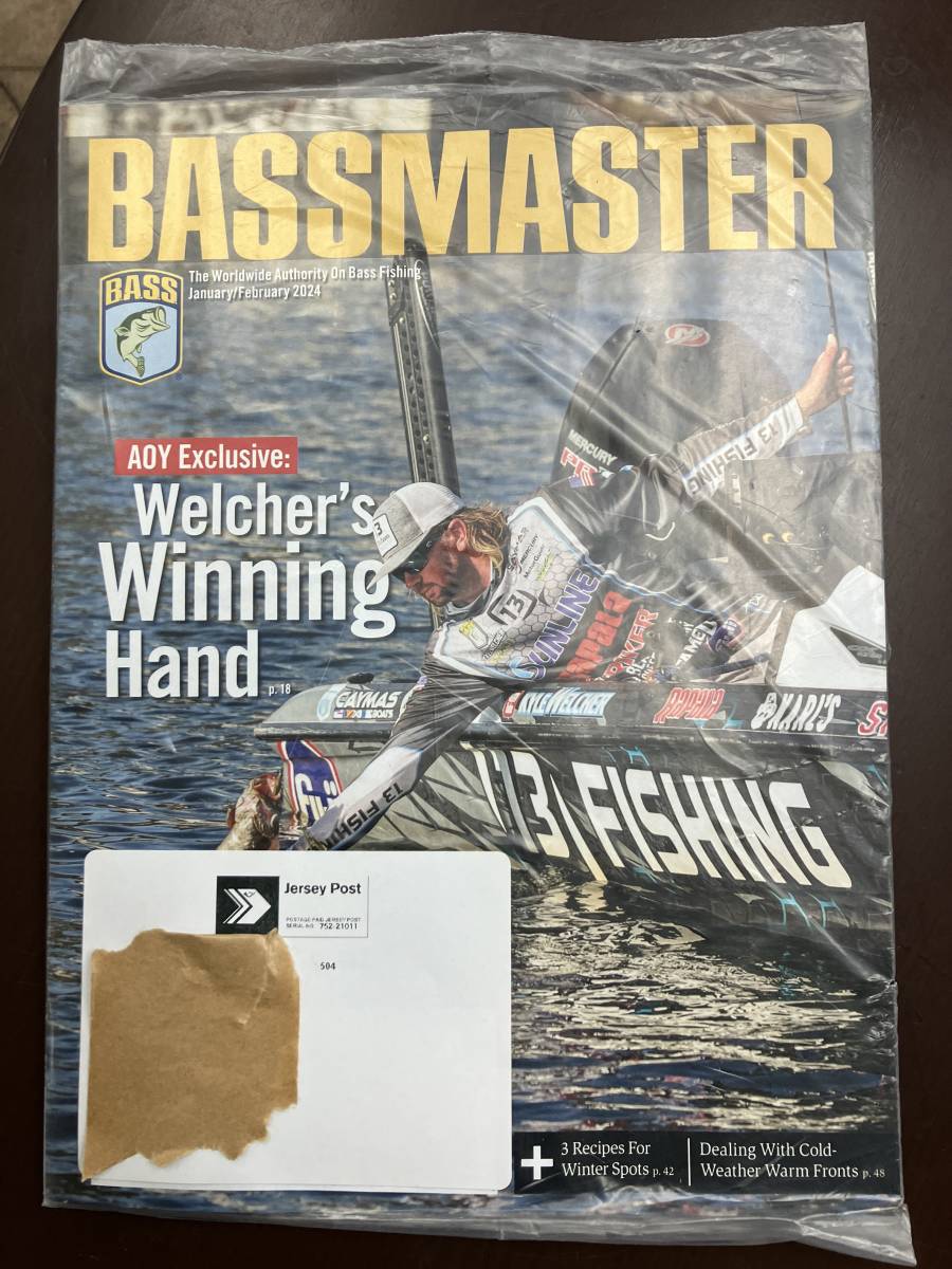 新品未開封　bass master magazine　送料無料_画像1