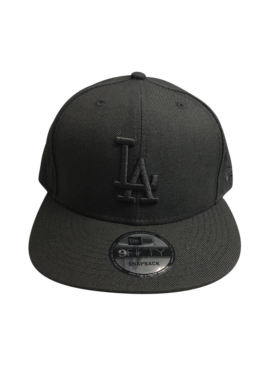 cap-204 NEW ERA 9FIFTY SNAPBACK MLB Los Angeles Dodgers CAP ニューエラ キャップ ベースボールキャップ 帽子 ブラック_画像1