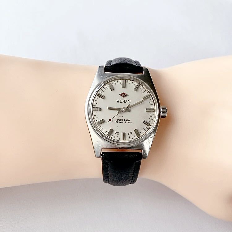  rare ..XU HAN 17 stone made in China men's hand winding wristwatch operation goods 