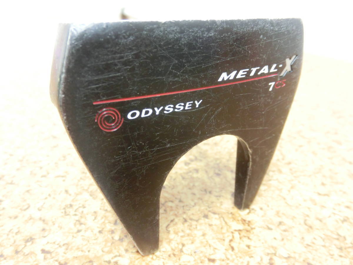 ♪ODYSSEY オデッセイ METAL-X #7 CS メタルエックス センターシャフト パター 33インチ 純正スチールシャフト 中古品♪T1416