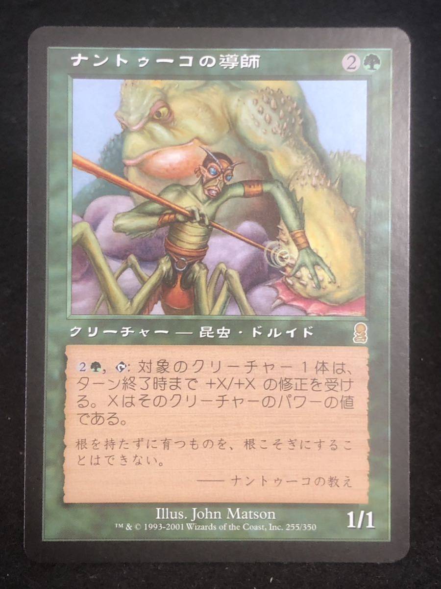 【MTG】 ナントゥーコの導師 日本語版 2001 同梱可能_画像1