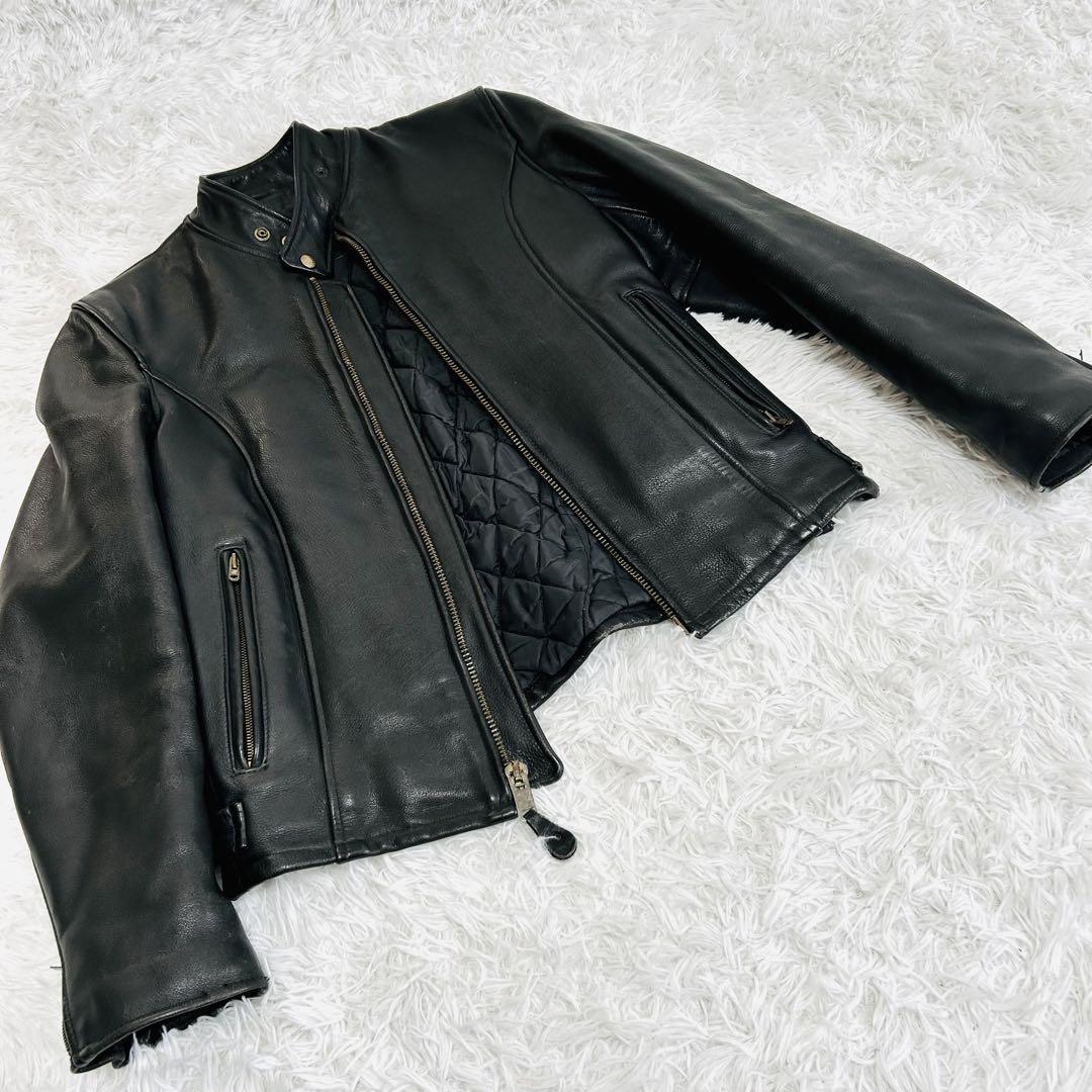 BRANDED GARMENTS USA製 シングルライダースジャケット リアル BRANDED GARMENTS USA製 シングルライダースジャケット リアル