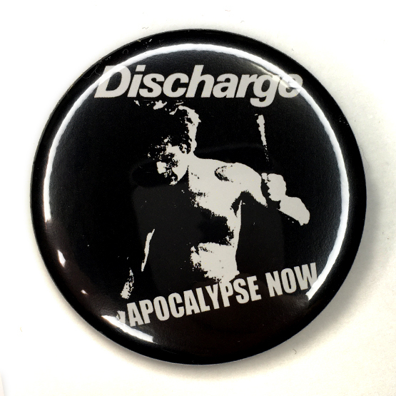 デカ缶バッジ 58mm Discharge Apocalypse Now ディスチャージ Uk Hardcore Punk EXPLOITED ANTI-PASTI CHRON GEN ANTI NOWHERE LEAGUEの画像1