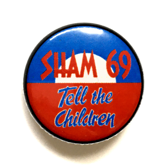 25mm Sham69 Tell The Children シャム69 Oi Punk Jimmy Percy Clash_画像1
