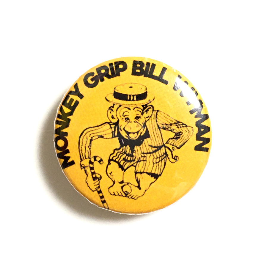 缶バッジ 25mm Bill Wyman ビルワイマン Monkey Grip モンキーグリップ Rolling Stones ローリングストーンズの画像1